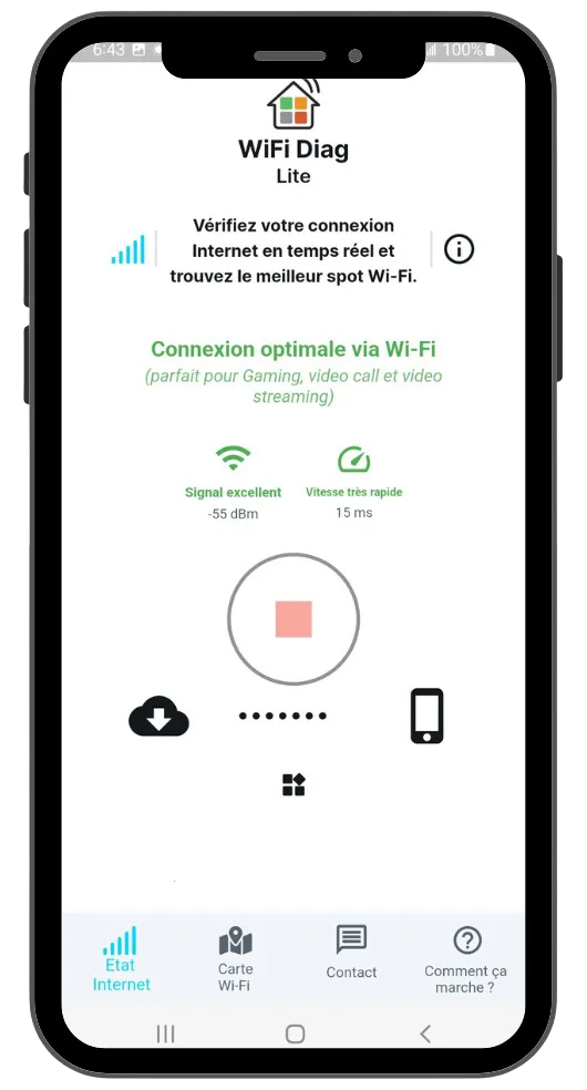Test Internet Wifidiag